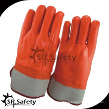 SRSAFETY Orange pvc chemischen Handschuh industriellen PVC Handschuhe